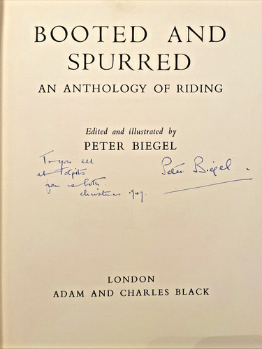 Booted and spurred 1st - spurred.,