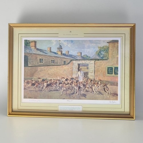 Wynnstay hunt signed print - signed,
